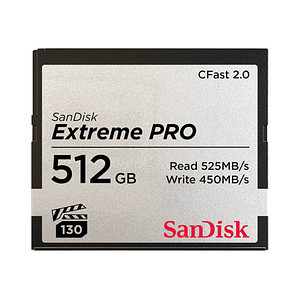 Eine Speicherkarte für höchste Ansprüche – blitzschnell und absolut zuverlässig!Die SanDisk SanDisk CFAST 512GB ExtremePRO CompactFlash Card Extreme Pro CFast 2.0 wurde für professionelle Kameras und Camcorder entwickelt. Sie erfüllt die Voraussetzungen