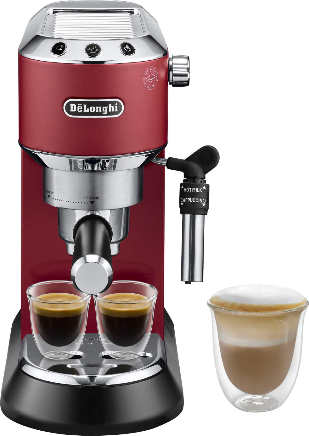 DeLonghi Espressomaschine „Dedica Style EC 685.R“, Siebträger, 1350 Watt, 15 Bar